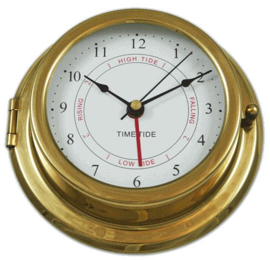 Ambient Weather TIDECLOCK-25 6" Nautical Brass Quartz Time and Tide Clock with Bayonet User Manual Table of Contents 1. Introduction... 2 2. Care and Cleaning... 2 3.