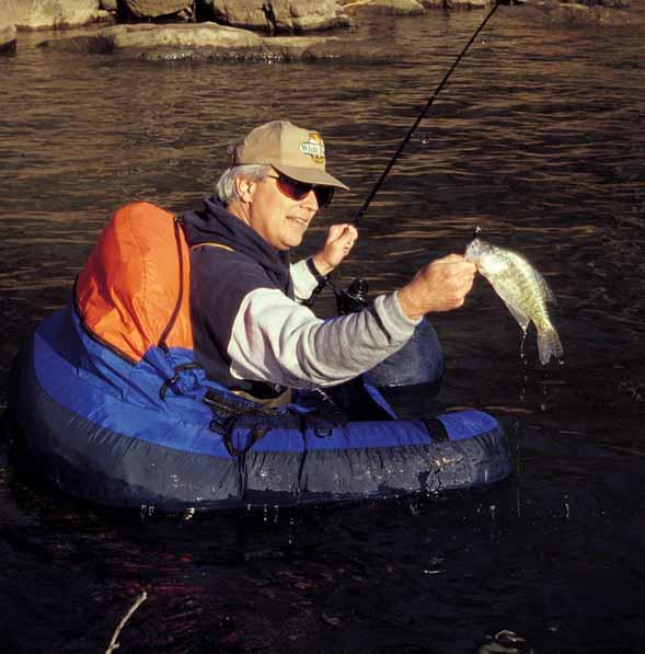 JACK BISSELL Crappie Angling at a Glance What s for dinner Live minnows are a good choice for bait, as are worms and small bare-colored jigs, jigs tipped with tiny plastic grubs or jigs tipped with