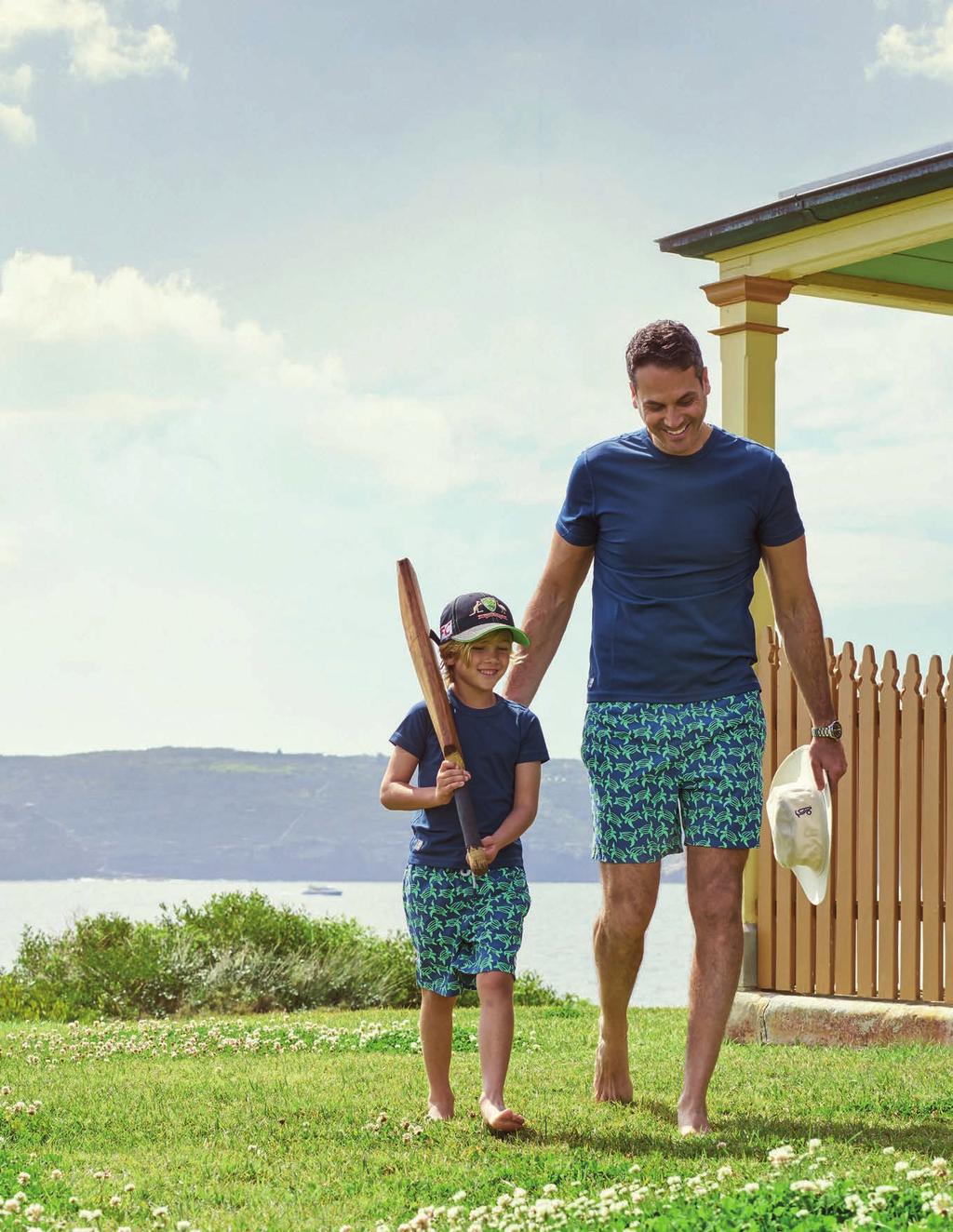 RASH TOPS Sporting a t-shirt-style cut, Tom & Teddy rash tops combine UPF50+ sun protection with a flattering fit.