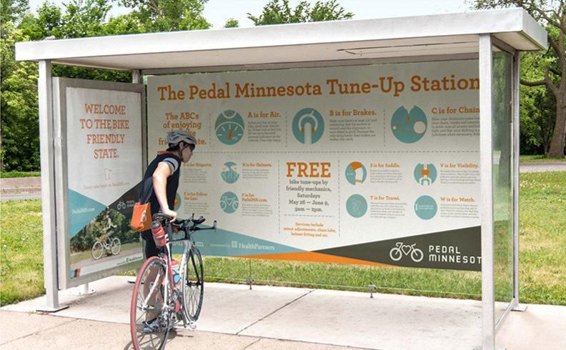 TUNE UP YOUR COMMUNITY! PedalMN is an unprecedented collaboration of committed organizations working to put more people on more bikes more often in Minnesota.