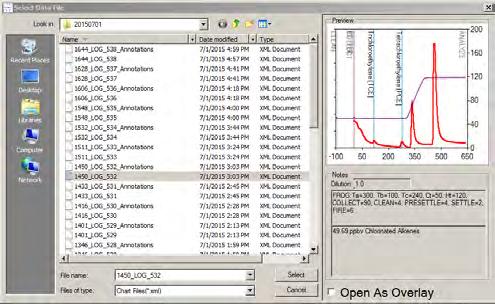 After the instrument has completed running the four (or more) calibration standards, go to the Analyze Window in Ellvin to analyze the instrument response data. C.