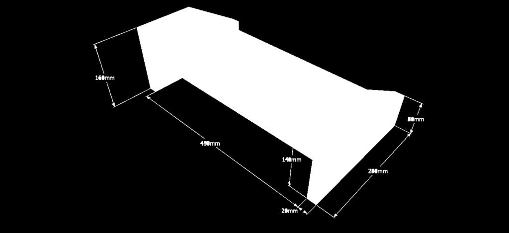 <error tolerance of court: ± 50mm> 1.3. Goals 1.3.1. The width of each goal is 450 mm. 1.3.2. The surface within the goal area is flat and level (horizontal).