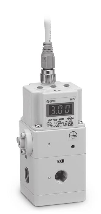 5.0 MPa Maximum Supply Pressure High Pressure Electro-Pneumatic Regulator Series ITVX2000 Standard Specifications Symbol Output pressure (MPa) 3 0.