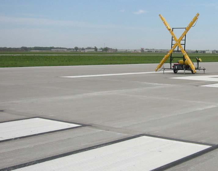 Portable lighted X equipment is normally placed on the runway designation