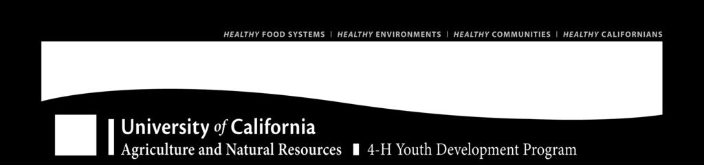 4-H Spirit Mariposa County 4-H Youth Development Newsletter November 2016 WELCOME TO ALL RETURNING AND NEW MEMBERS AND LEADERS!