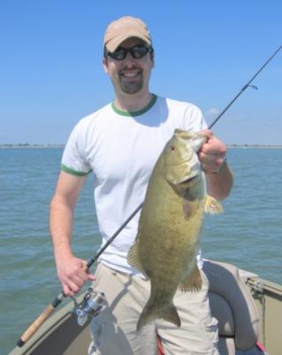 smallmouth bass caught annually from