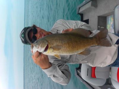 Clair >90% of legal-size smallmouth