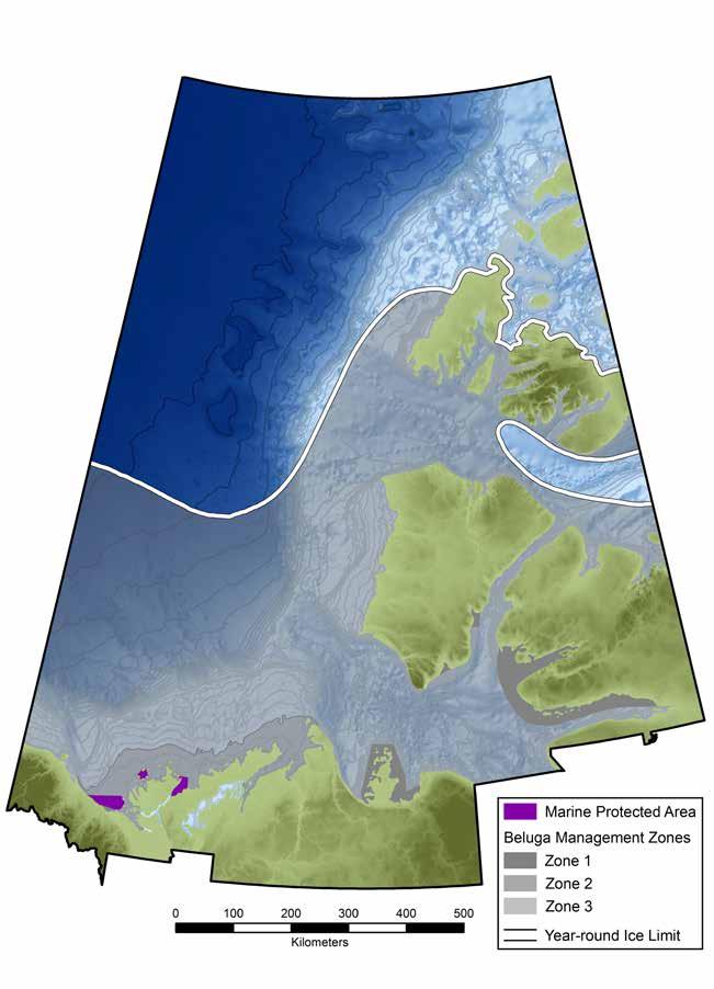 Map 1: The Beluga Management Zones of the