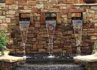 Our complete line of water features are the perfect compliment to any new, remodeled, or existing pool