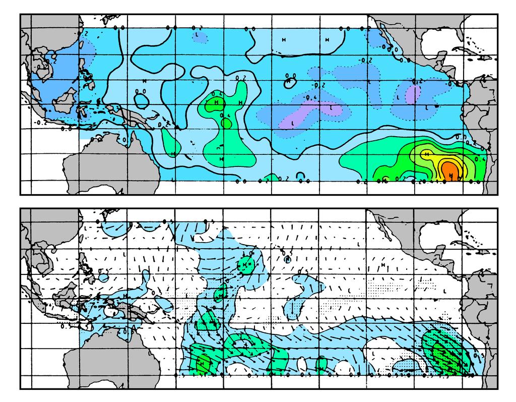 El Niño and the Southern Oscillation 341 position of the absolute SST maximum eastward towards B.