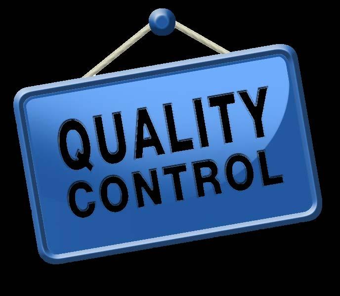 Equipment Quality Control The CPET machine should be regularly