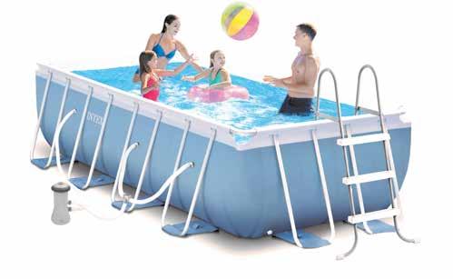 Available in both round and rectangle designs, they are easy to assemble to get you swimming sooner.