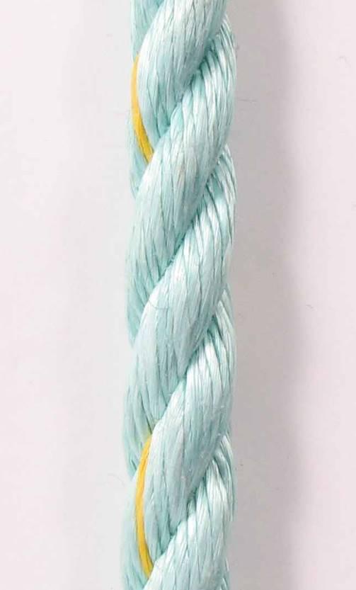 # CPTR Co-Polymer 3-Strand Rope Our co-polymer twisted rope provides higher breaking strength and better abrasion resistance than mono-filament polypropylene or manila rope.