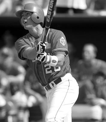 2005: Gerch was one of three freshmen who broke into the everyday lineup in helping the Huskers to a Big 12 crown and a College World Series appearance Was second on the team with a.