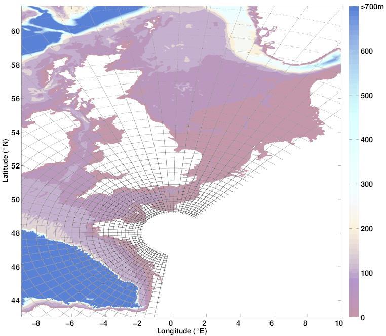 Coupling between operational circulation and wave models OASIS The HYCOM configuration : - curvilinear, from 2 km to 500 m in coastal