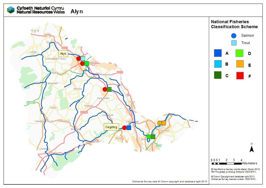 Juvenile Monitoring The following map shows the results of the 2015 juvenile salmonid population surveys.