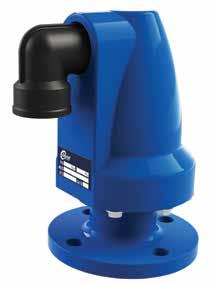 The valve is designed for: Discharge of high air-volumes during the initial filling of the systems Introducing large quantities of air when the pipe drains, maintaining atmospheric pressure in the