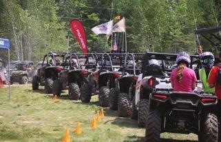 Mud-related fun: Attendees can bring their own ATV or side-byside and compete in the mud races, an