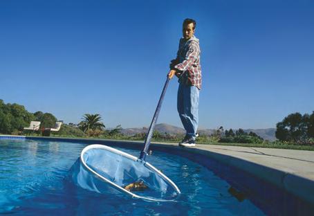METHOD You should use a brush to remove loose dirt, dust and soil that has collected on the sides and bottom of your pool.