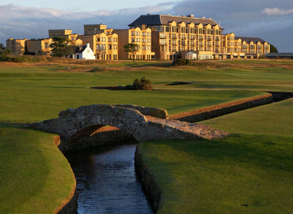Old Course Hotel - Scotland With its unique location on the world s most famous golf course, bordering on the 17th Road Hole of the Old Course in St Andrews, the Old Course Hotel, Golf Resort & Spa