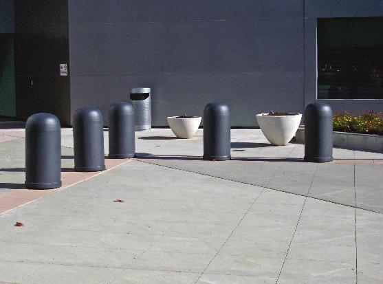 PERMANENT STEEL BOLLARD DIMENSIONS Approx Above Part No.