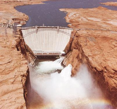 Twice, Glen Canyon Dam has released a large amount of water to try and replicate those