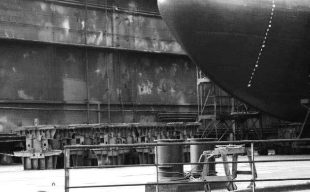 damage to the ship s hull, full double bottom tanks), the changes in pumping plan during surfacing the dock
