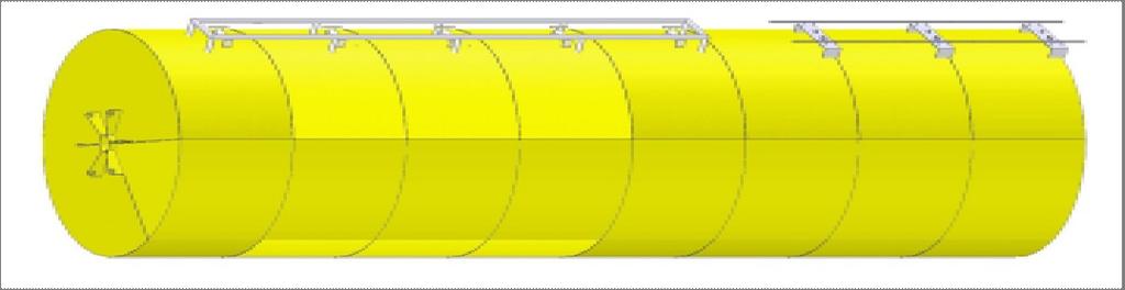 Buoyancy Tank Comparison The volume of the Buoyancy Tank is defined by the required upthrust, which is a function of the total weight of components; Supporting the single riser leg weight forms a