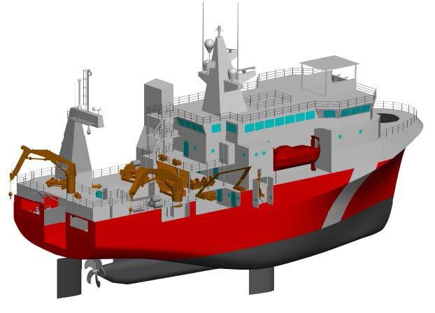 3 Offshore Fisheries Science Vessels (OFSV) Conduct fishing and acoustic surveys in the Northern Atlantic and Pacific Oceans Collect physical, chemical, and biological oceanographic data to monitor