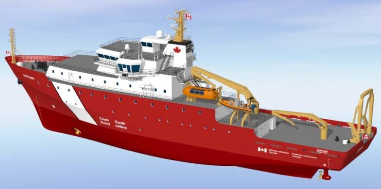 Replacing CCGS Hudson (Maritimes) OOSV design modified to accommodate regulatory emission requirements without reduce the vessel s range by decreasing the fuel it can carry.