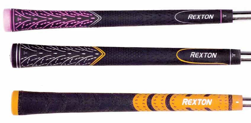 REXTON GRIPS V-Line V-Line: Multiple surface patterns with different lines are strategically located at front and backside to ensure a secure grip.