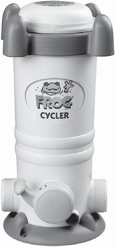 Part 2 POOL FROG Mineral Reservoir Holds the minerals and fi ts inside the POOL FROG Cycler. Product #01-12-6112 For Pools up to 25,000 gallons.