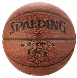 SPALDING ROOKIE GEAR BASKETBALL High performance composite cover 25% lighter to help develop proper playing techniques in