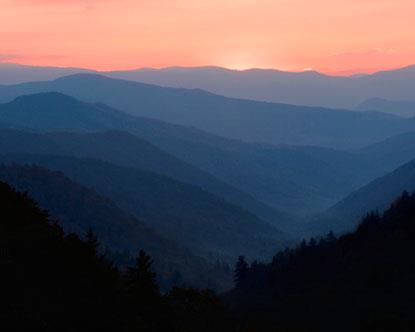 Great Smoky Mountain, Appalachian Range, Tennessee-North Carolina, USA These
