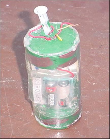 Types of IEDs found in Colombia Anti-personnel Mines: IEDs produced with plastic, glass or metallic containers, with different amounts of explosive, shrapnelgenerating