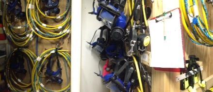 Gear Needed From Compressor Room Radio (near Dive Locker) Keys (near Dive Locker) Air Cart