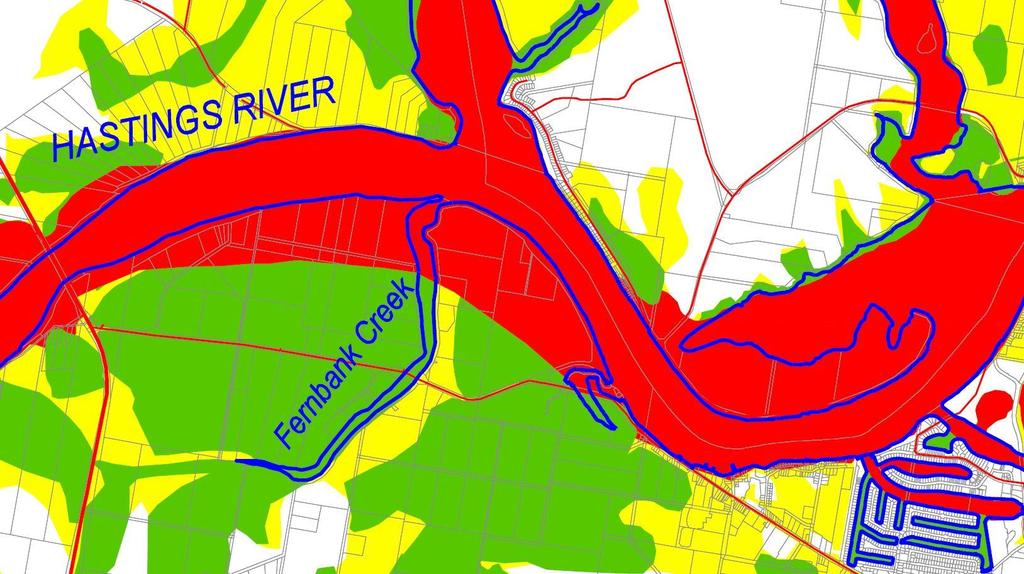 All foreshore land within the study area is within the Flood Planning Area defined in LEP 2011 mapping.