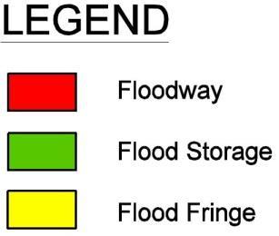 According to flood study mapping (PBP, 2006), the foreshore within the study area could fall within Floodway, Flood Storage or Flood Fringe areas (refer Figure 1).