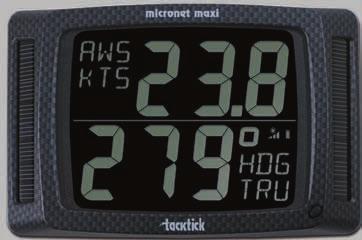 T210 Multifunctional Wireless Maxi Display A large, solar-powered mast display for racing yachts that provides highly visible and accurate data. Massive 50mm (2") digits.