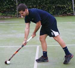 Helpful Tips Allow the ball to pass the body before the ball hits the stick to prevent the