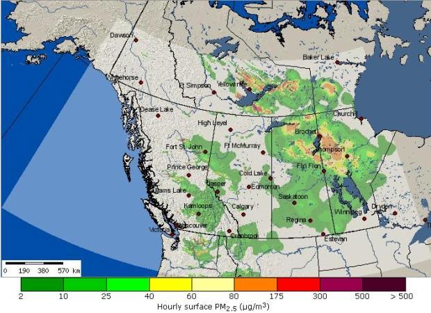 Handout on Wildfire Smoke Forecasting System (SFS) Page 1 There is a need for an operational wildfire smoke forecasting system (SFS) in Canada.