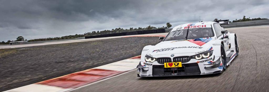 RACING MACHINE. BMW M4 DTM. Three titles in two years: since making its debut in the 2014 season, the BMW M4 DTM has seamlessly followed on from the success of its predecessor.