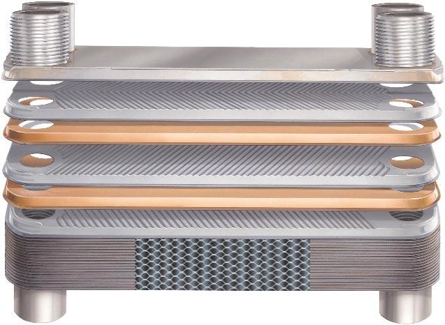 The Brazed Heat Exchanger less is more The brazed plate heat exchanger is the most compact heat exchanger on the market today.
