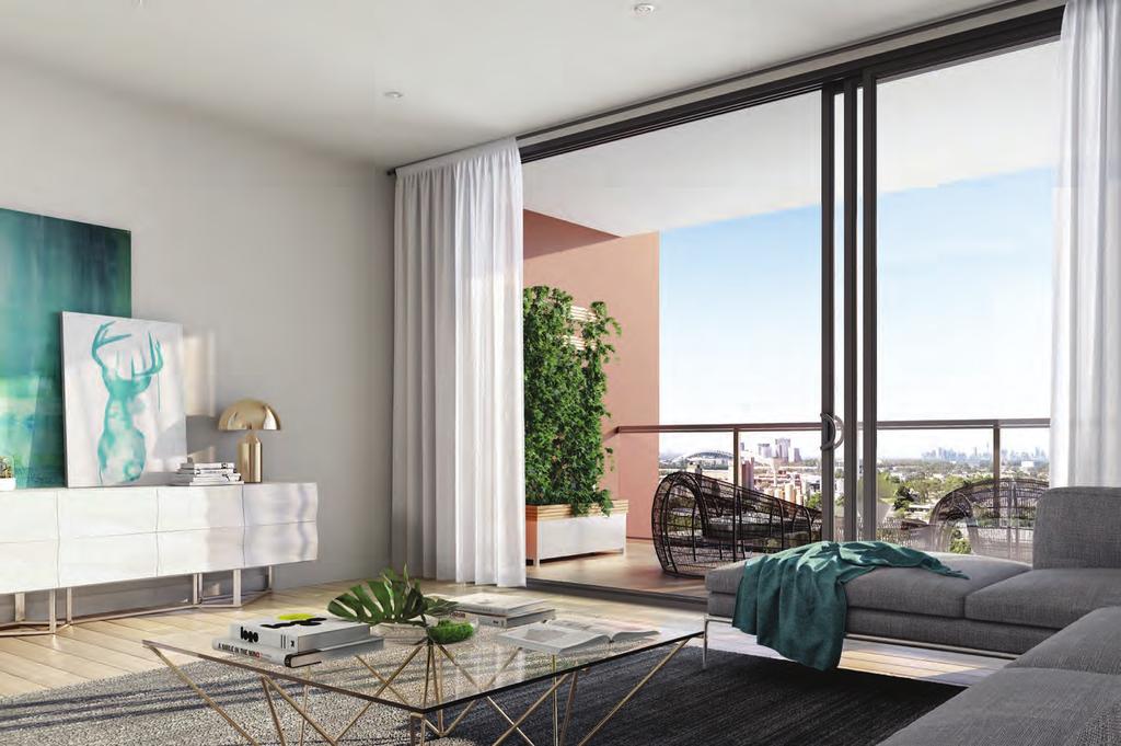 12 13 LIMITED COLLECTION OF DESIGNER APARTMENTS DEVELOPED BY RESPECTED AUSTRALIAN DEVELOPER CONQUEST AND DESIGNED BY HIGHLY ACCLAIMED ARCHITECTS DICKSON ROTHSCHILD.