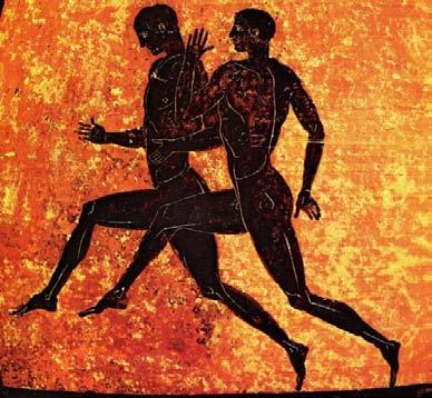 Only free men who spoke Greek could participate in the ancient Olympics. Think: how is participation in the modern Olympics different?