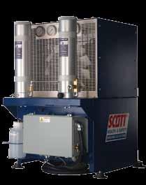 SIMPLE AIR ECONOMICAL AND EFFICIENT STATIONArY AIR COMPRESSOR Simple Air This cost-effective, low-profile breathing air system is a complete compressor assembly with maximum open-frame air-flow