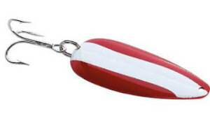 9 RED AND WHITE LURES 1 ¼ 1