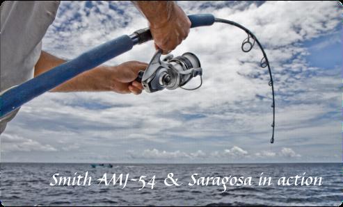 The Shimano Saragosa SW reels have proved incredibly reliable. Their rugged design hides a very smooth drag with plenty of stopping power.