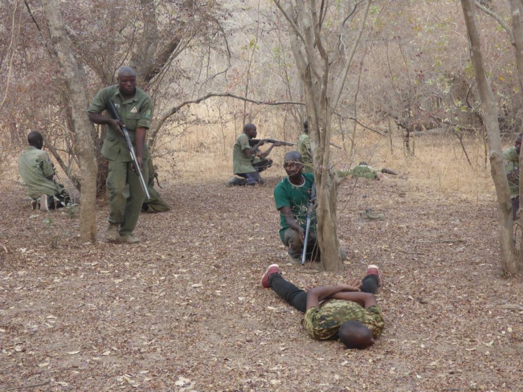Rangers learning camp attack technique