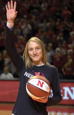 (Kelsey Griffin, 2010) Nebraska Student-Athlete Advisory Committee President Kaitlyn Burke (2011-12) COMMUNITY SUPPORT Annually Ranked Among Top 20 Nationally in Average Attendance (17th in 2016-17)